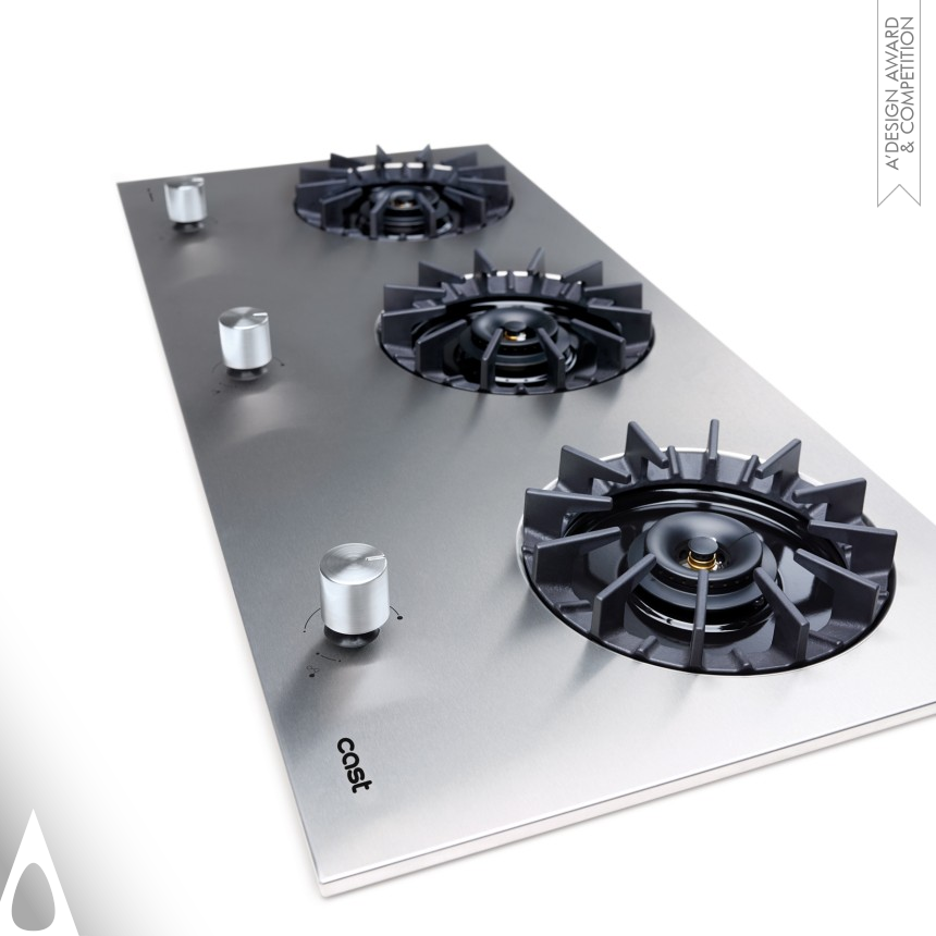 Golden Home Appliances Design Award Winner 2014 CAST BUILT-IN HOB Built-in Gas Hob 