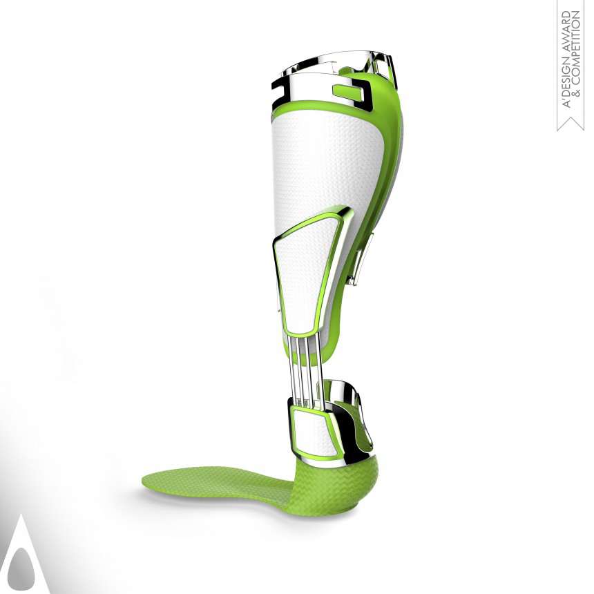Silver Winner. ankle foot orthosis by Adele Rehkemper and Cliff Shin