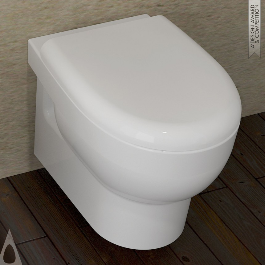 Isvea Eurasia Bplus Wall-hung WC with cleaRim system 