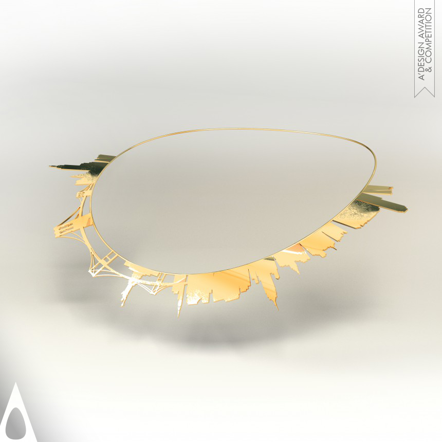 Necklace, earrings by Evgeniya Matsukevich