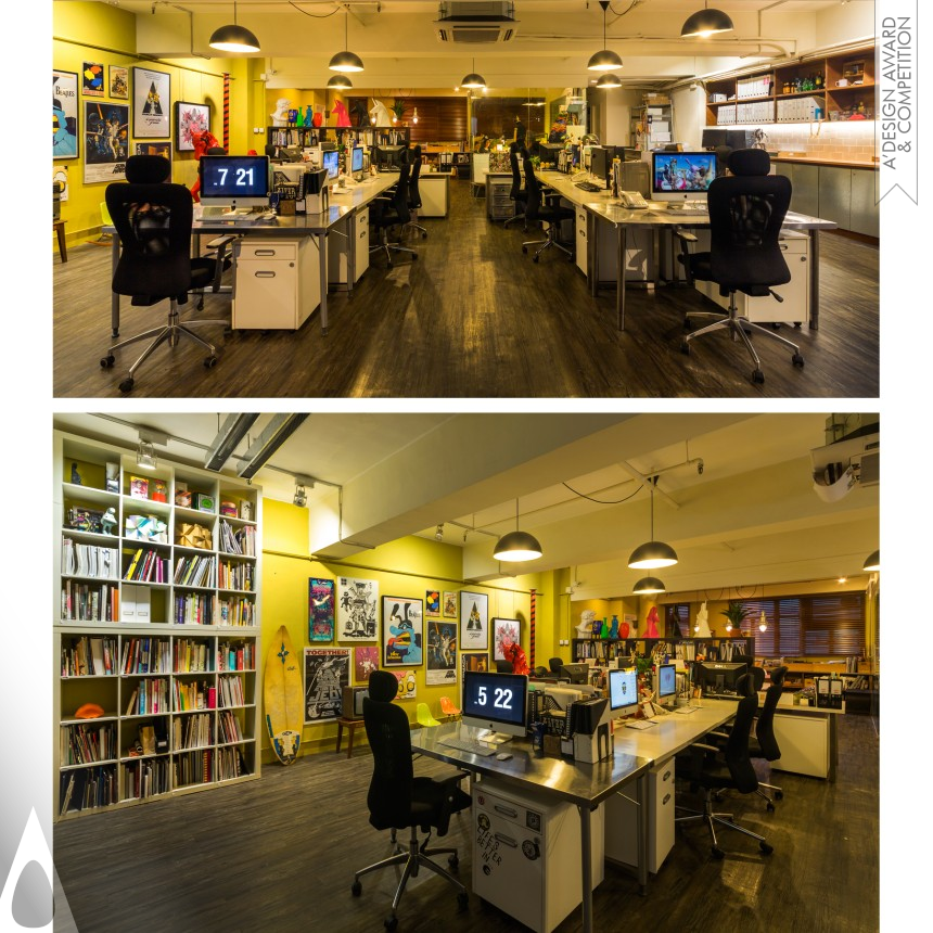 Iron Interior Space and Exhibition Design Award Winner 2015 OUTSIGN.Lab Design Studio Office/ Studio Design 