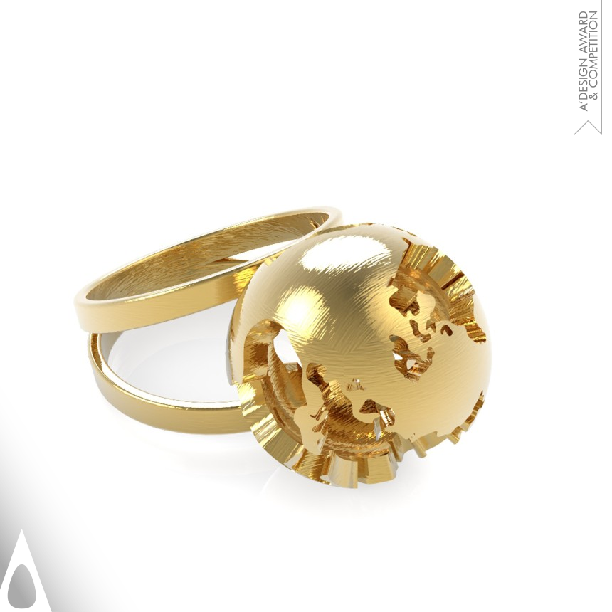 Globe Ring, Artelier by Cristina Ramella designed by Cristina Ramella