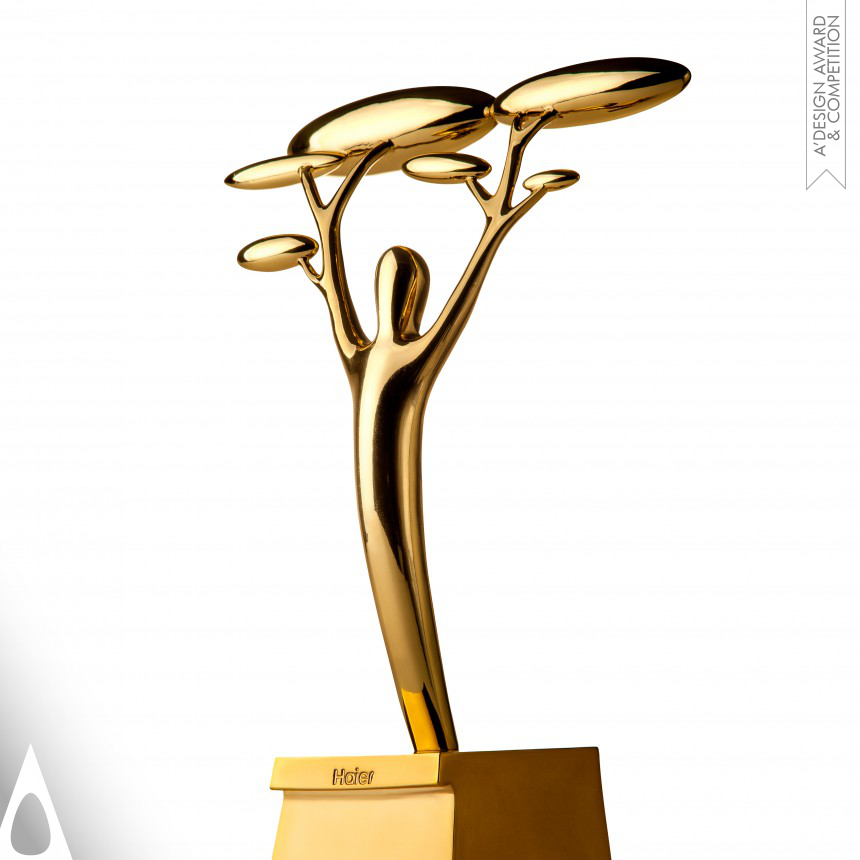 Silver Winner. Haier Golden Banyan Trophy by Dongdao Design Team
