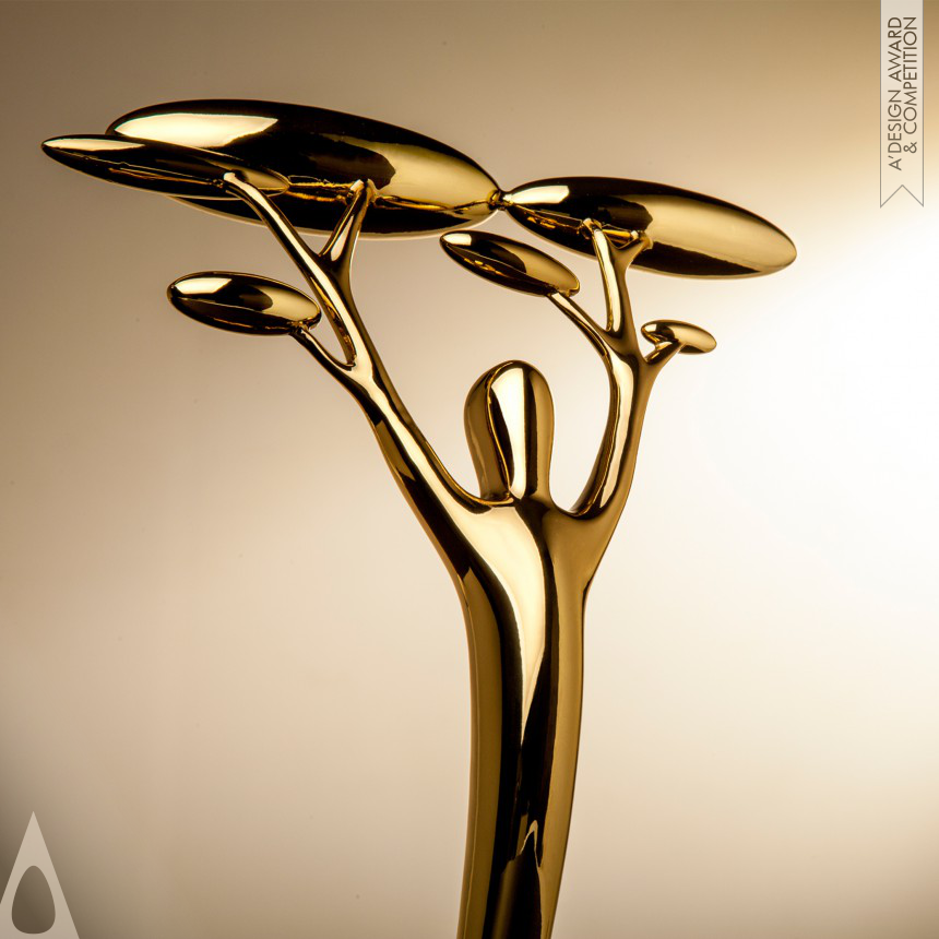 Haier Golden Banyan Trophy designed by Dongdao Design Team