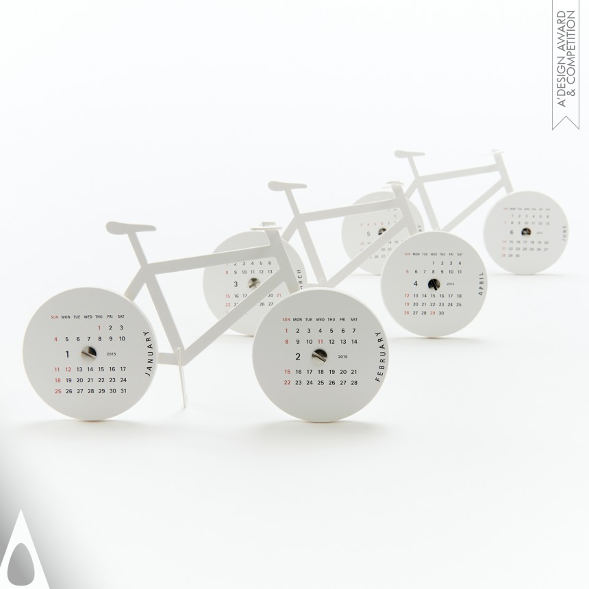 Calendar 2015 “Bike” designed by Katsumi Tamura