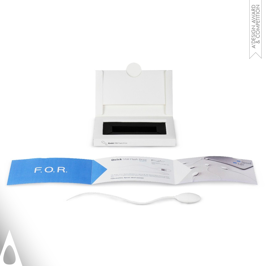 Quick USB Flash Drive designed by Yury Veredyuk