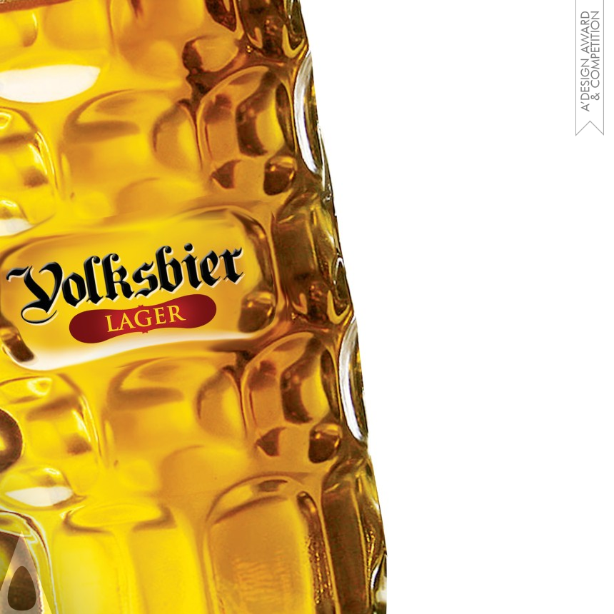 Volksbier designed by Cristian Stancu, Viorel Rusu