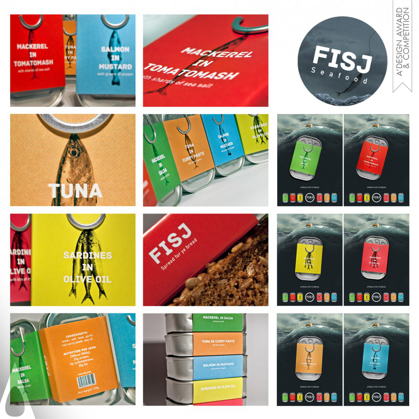 Simen Wahlqvist Canned Fish Packaging Concept