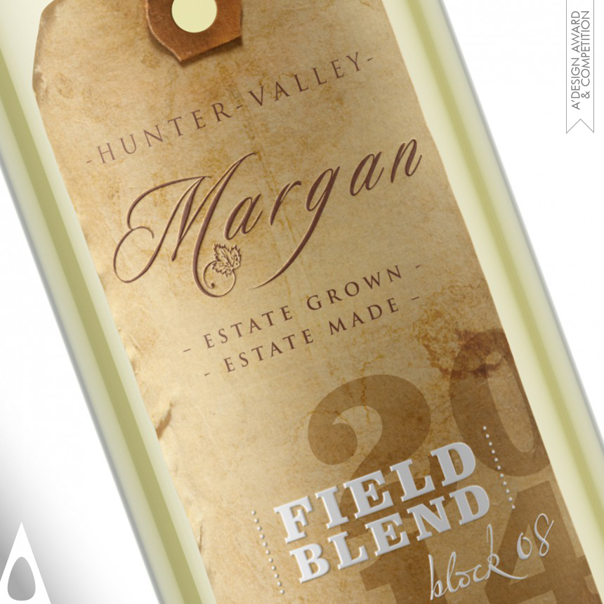 Angela Spindler's Margan-Field Blend Wine label