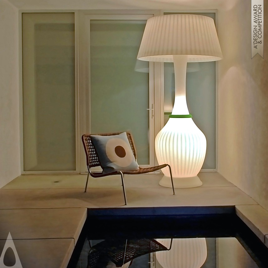 Silver Lighting Products and Fixtures Design Award Winner 2015 Lumen - Kindle Living Large Floor Lamp 