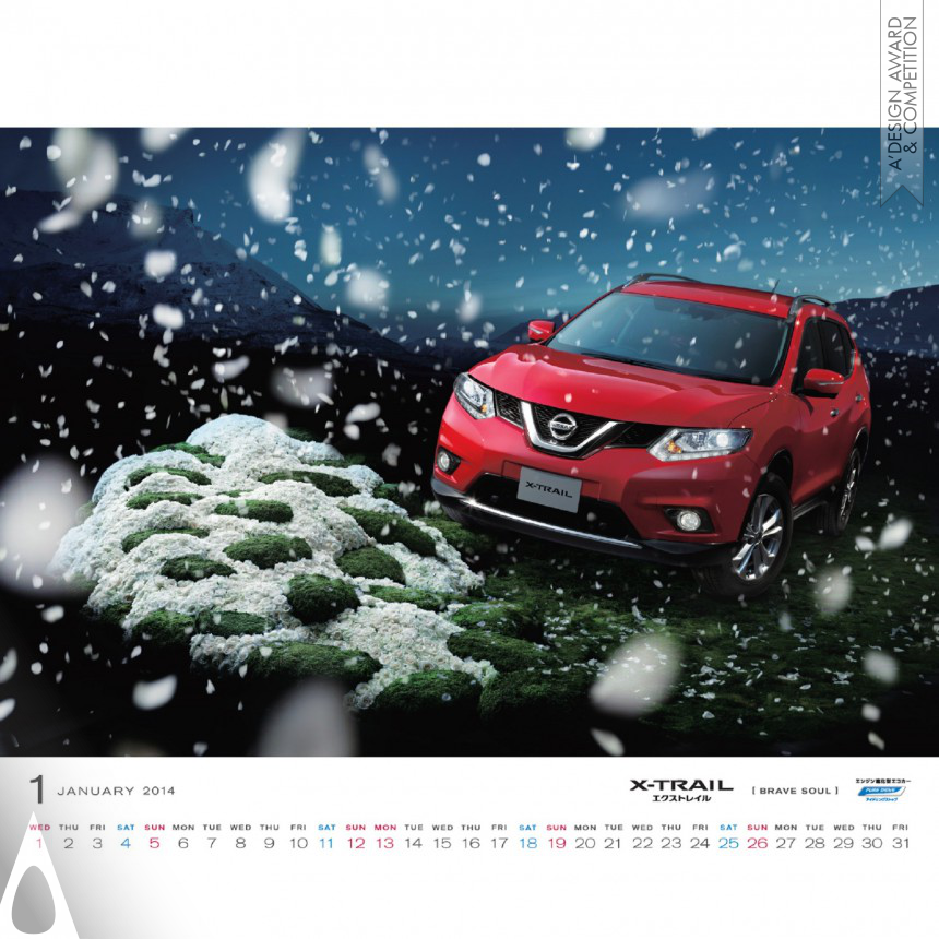 E-graphics communications's Nissan Calendar 2014 Calendar