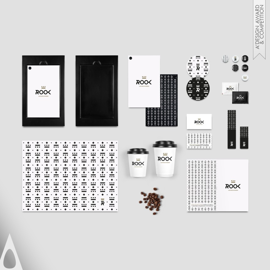 Bronze Graphics, Illustration and Visual Communication Design Award Winner 2015 Rook Corporate Identity 