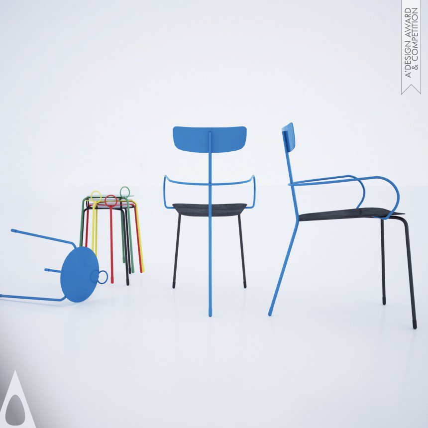 Krama Architects Chair and Stool