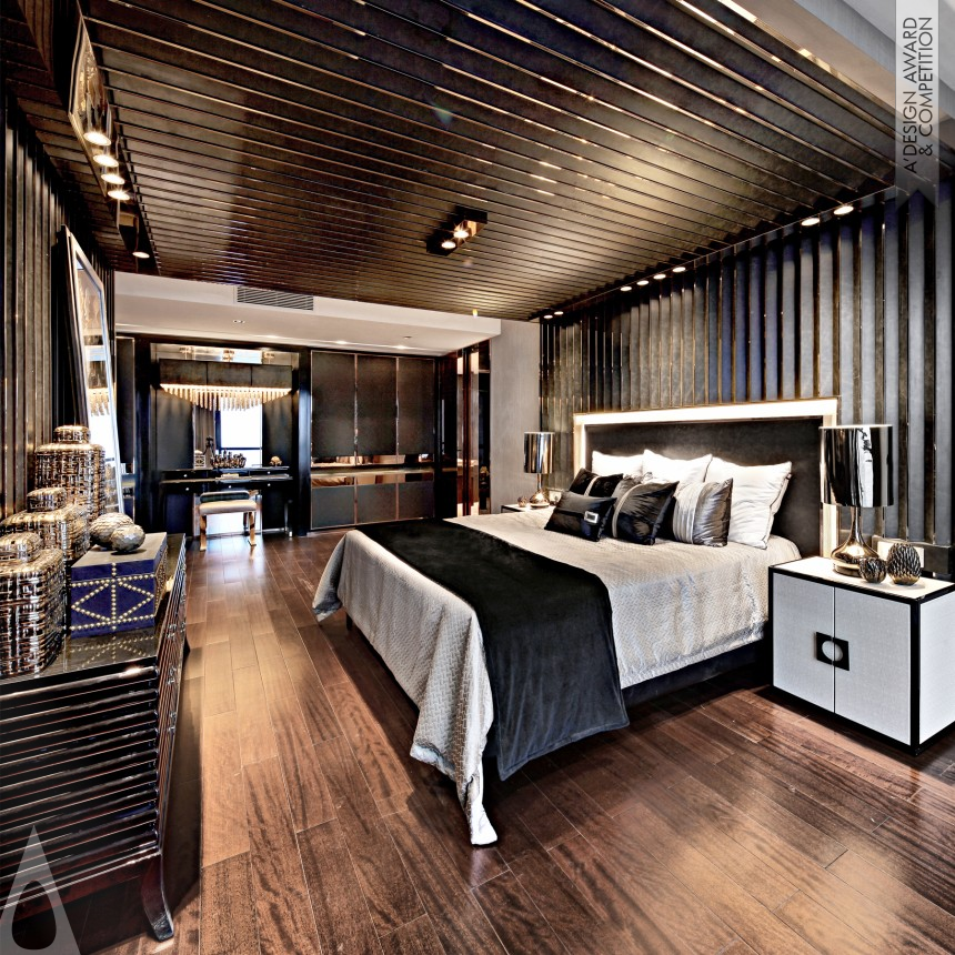 Percept Design (Perceptron Design Group)'s British Ville Penthouse Of 12# Show Flat