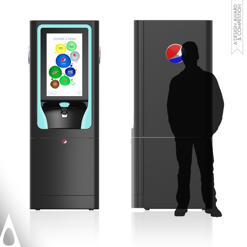 Silver Interface, Interaction and User Experience Design Award Winner 2015 Pepsi Spire 5.0 Interactive Dispenser   