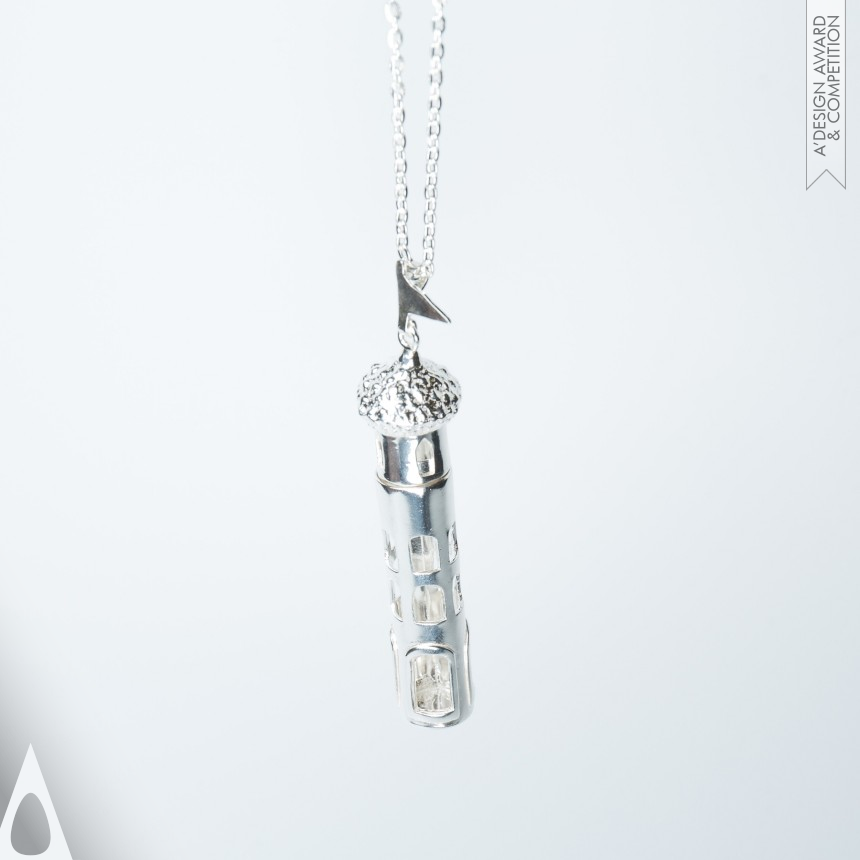 Iron Jewelry Design Award Winner 2015 Architecture Pendant (necklace) 