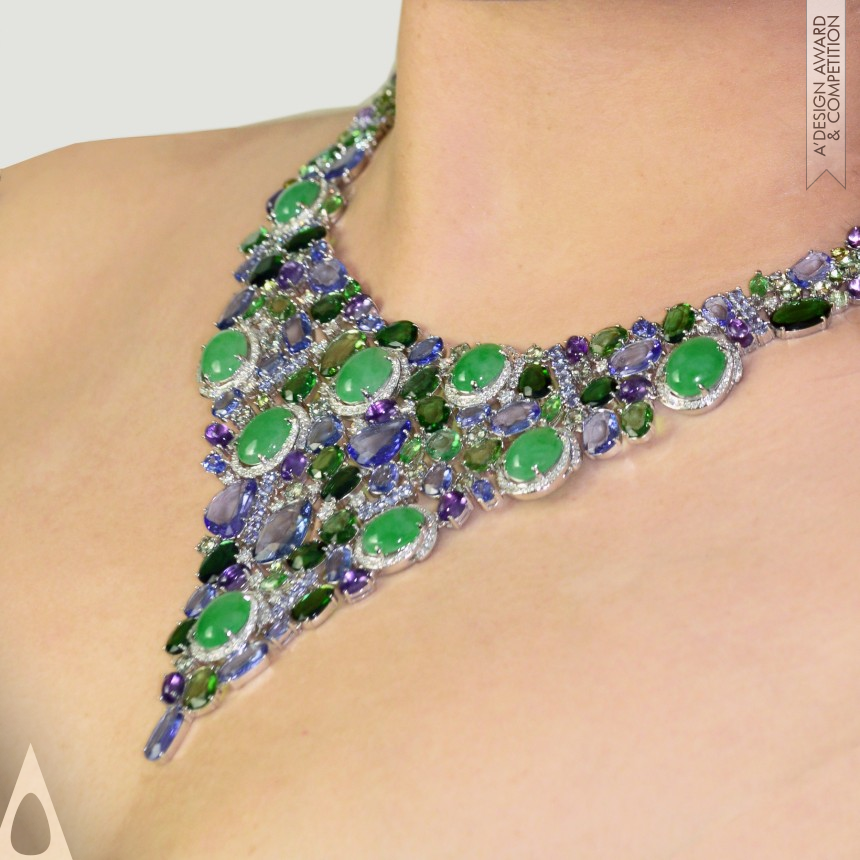 Monet Garden - Bronze Jewelry Design Award Winner