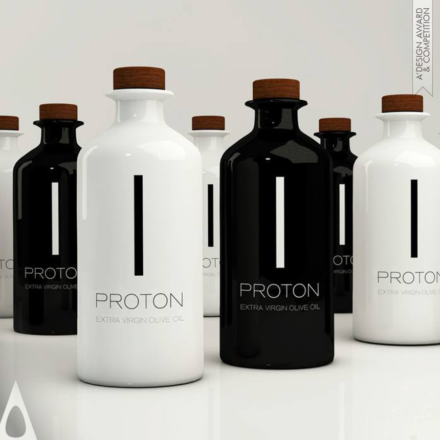 Silver Packaging Design Award Winner 2015 Proton olive oil Olive Oil Bottle 