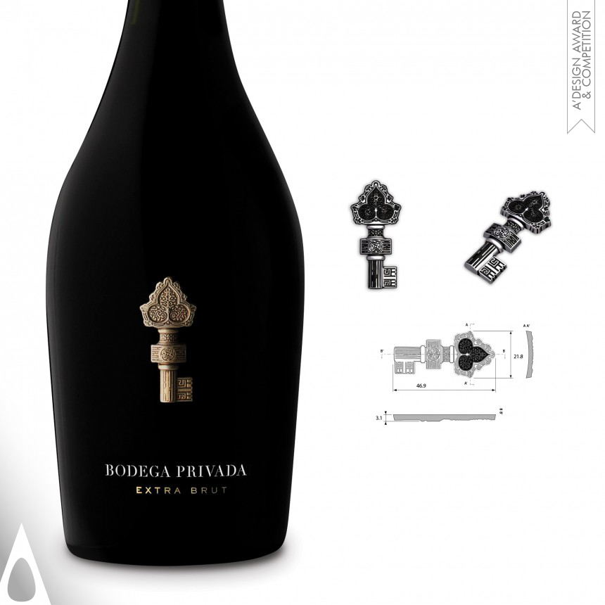 Bodega Privada Champagne designed by tridimage