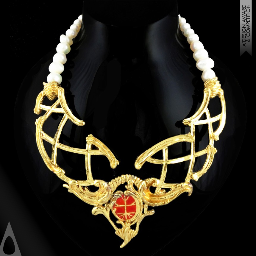 Lydia Marisa Siu Fishing Net Necklace/Aquatic Monsters