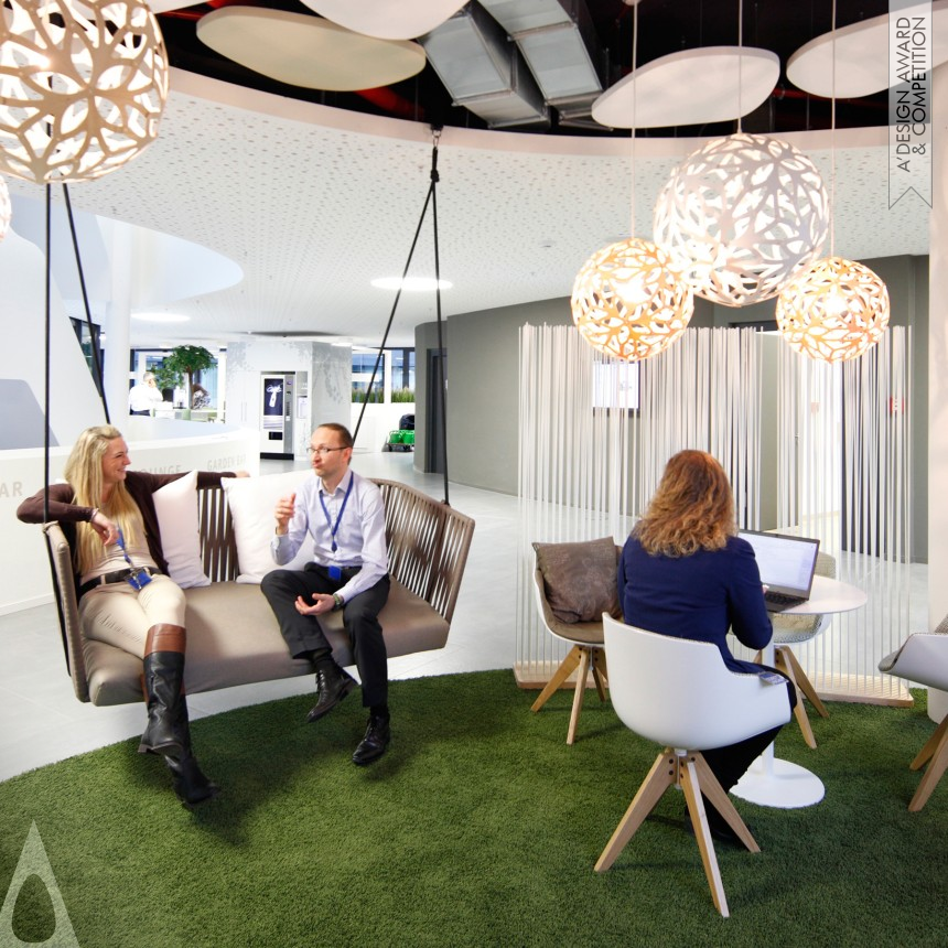 Bronze Interior Space and Exhibition Design Award Winner 2016 easyCredit House Workplace interior design 