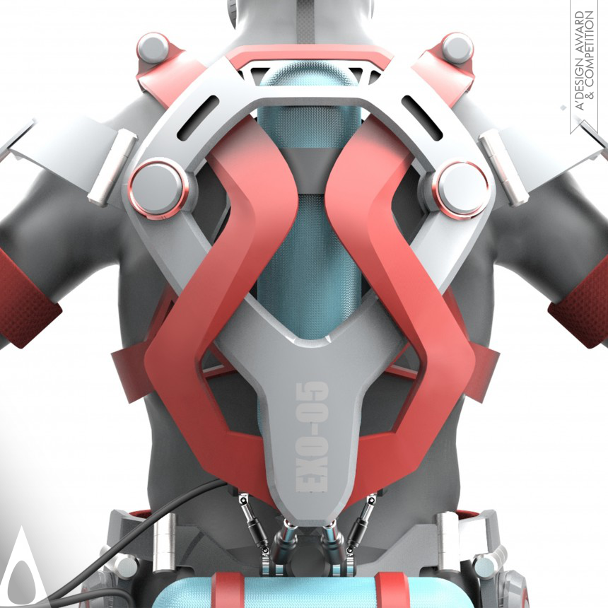 Silver Winner. A.F.A.-Powered Exo-Suit for Firefighter by Jiazhen (Ken) Chen