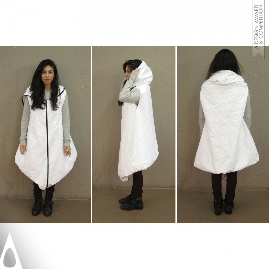 Dr Harriet Harriss Wearable Tent, Jacket, Coat For Refugees