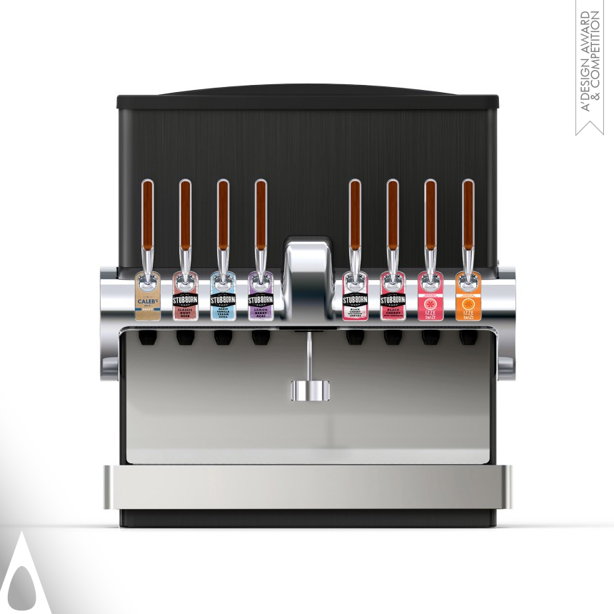 Silver Food, Beverage and Culinary Arts Design Award Winner 2016 Stubborn Craft Fountain Beverage Dispenser 