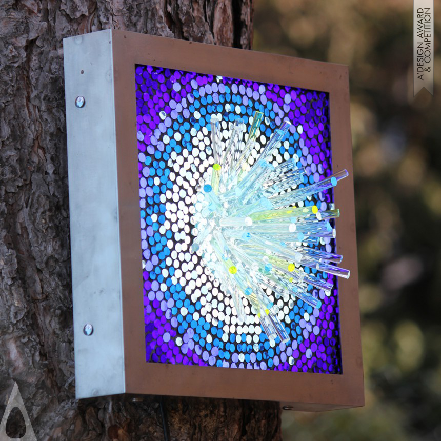 dipl. Ing Zuzana Mantel Glass mosaics light object