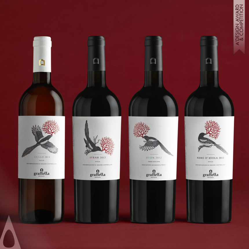 Graffetta Estate wines designed by Giacomo Stefanelli - Barbara Cesura