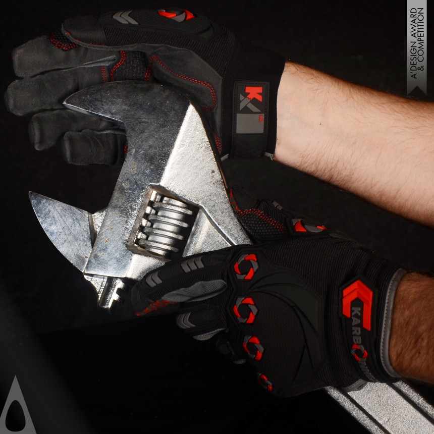 Safety INXS Design Team's KX-05 KARBON Glove Industrial Protective Safety Glove