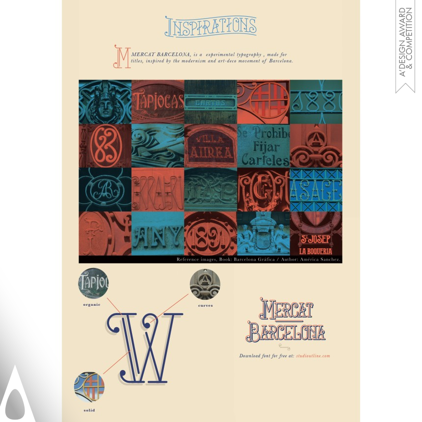 Davide Volpe AlvaroFdz Mattias Lindström Mercat Barcelona-Typeface