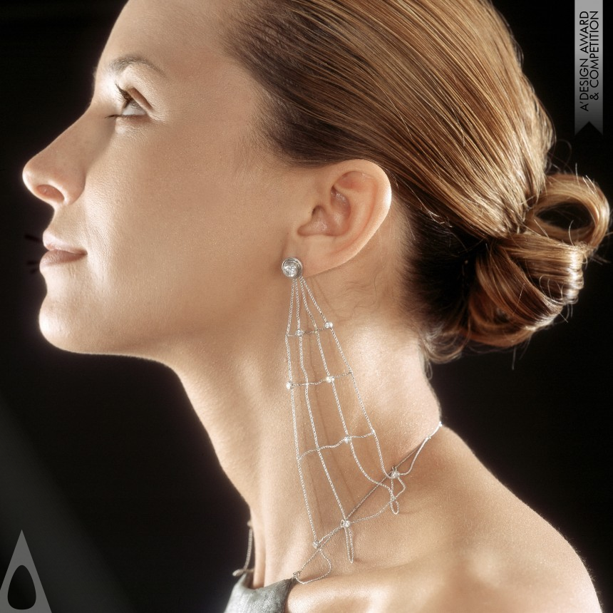 Golden Jewelry Design Award Winner 2016 Transience White gold jewelry collection 