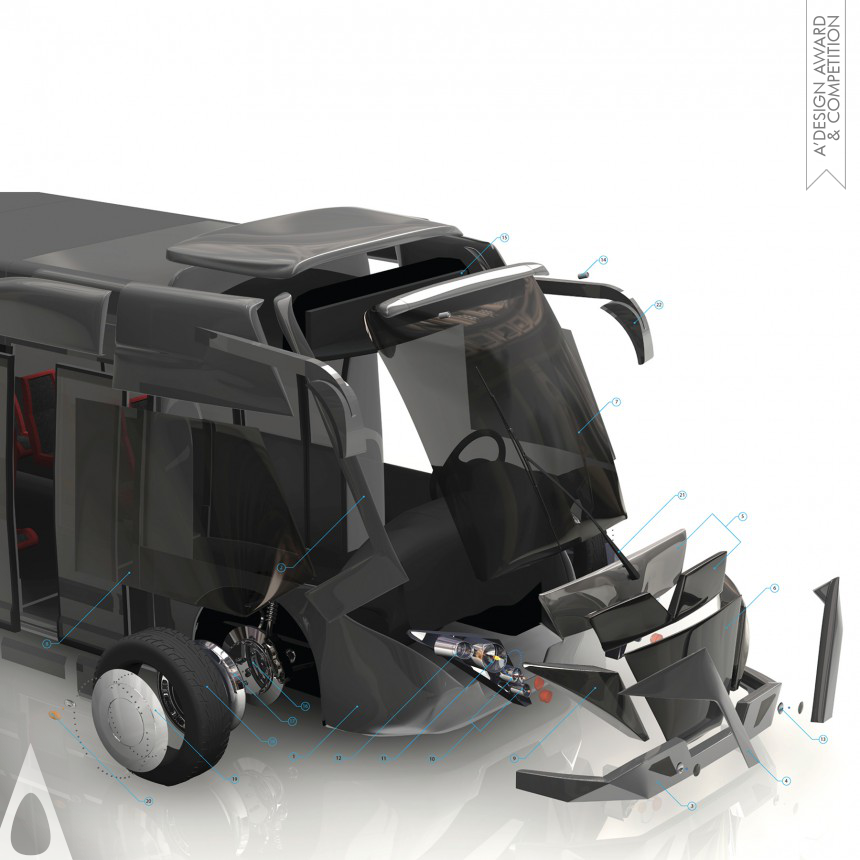 Vilnius Iron Wolf - Iron Vehicle, Mobility and Transportation Design Award Winner