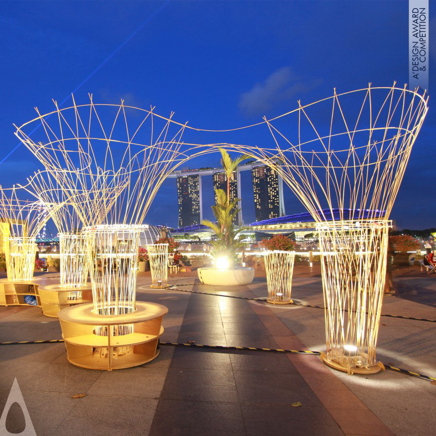 Silver Lighting Products and Fixtures Design Award Winner 2016 Lightscape  Pavilion 