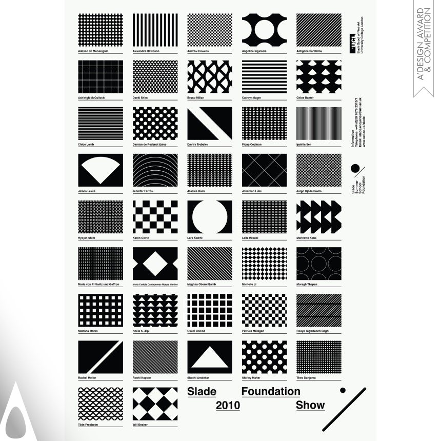 Slade Summer Foundation - Bronze Graphics, Illustration and Visual Communication Design Award Winner