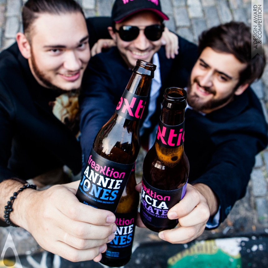 Golden Food, Beverage and Culinary Arts Design Award Winner 2017 Freaktion Craft Beer 