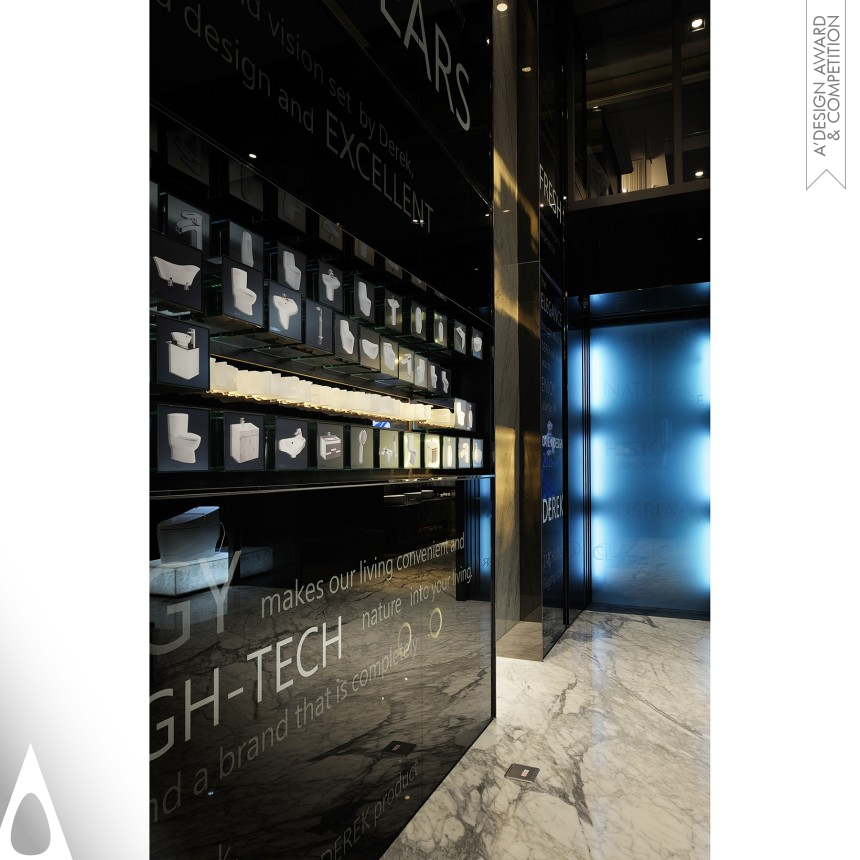 Silver Interior Space and Exhibition Design Award Winner 2017 Derek Exhibition Center Showroom 