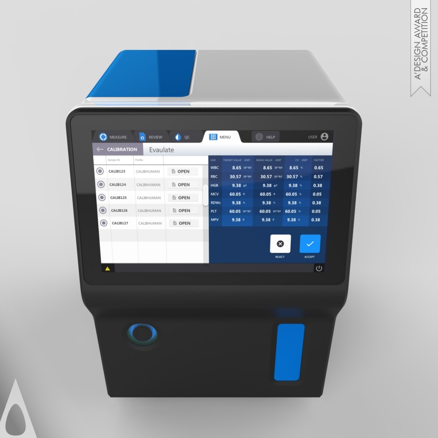 Golden Medical Devices and Medical Equipment Design Award Winner 2017 Aquila Hematology Analyzer Hematology Analyzer 