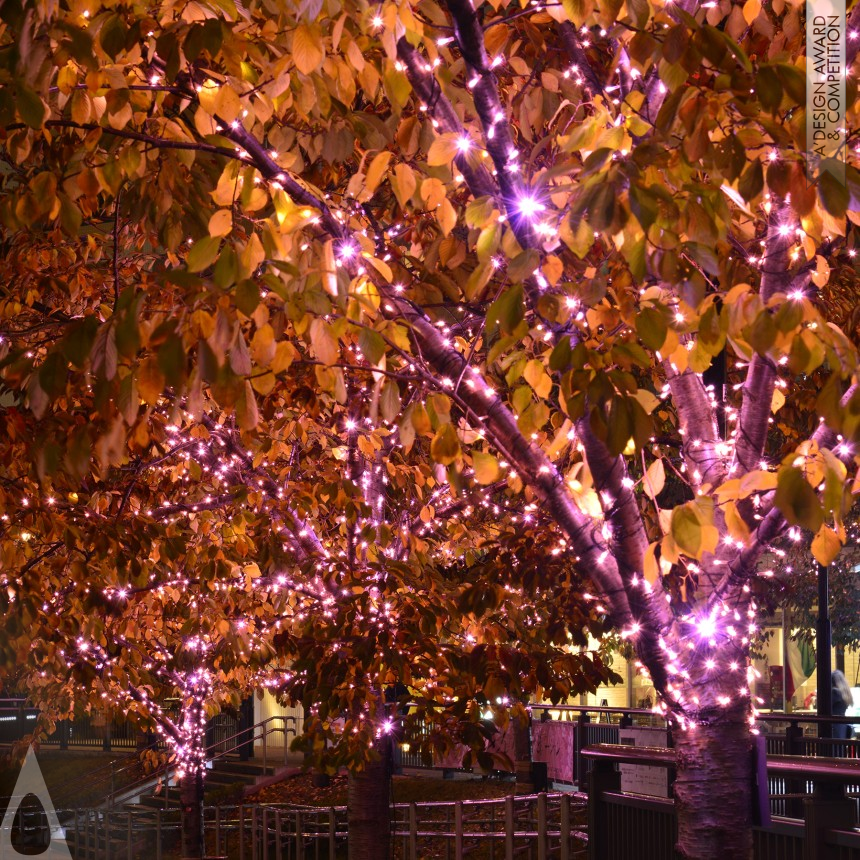 Silver Lighting Products and Fixtures Design Award Winner 2017 Megurogawa Minna no Illumination New Energy Solution 