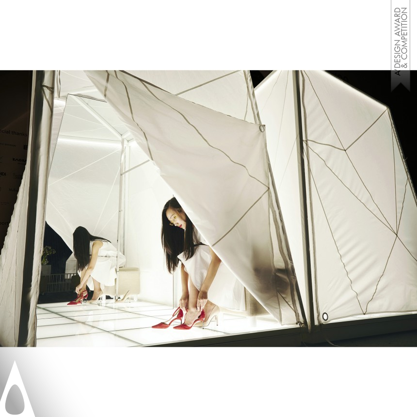 SugarLady Ladies Brand Pop-up Store - Silver Interior Space and Exhibition Design Award Winner