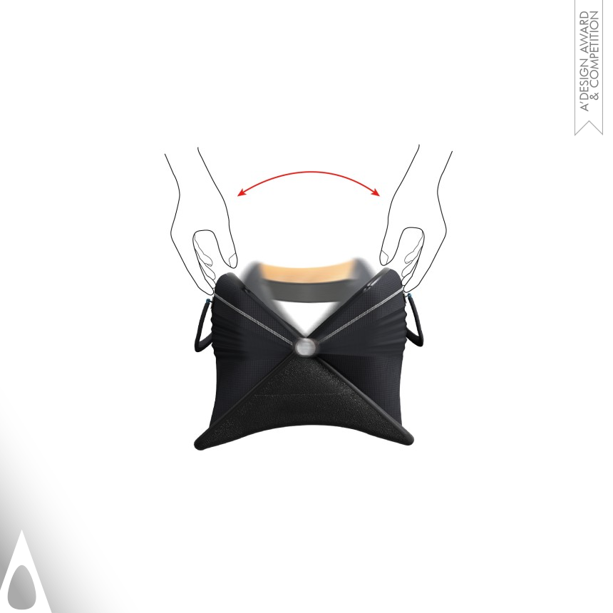 Jeff Ching-Wen Chang Transforming Bag for Sitting