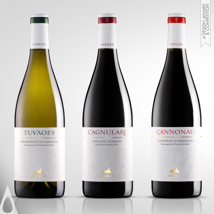 Wine labels design by Giovanni Murgia