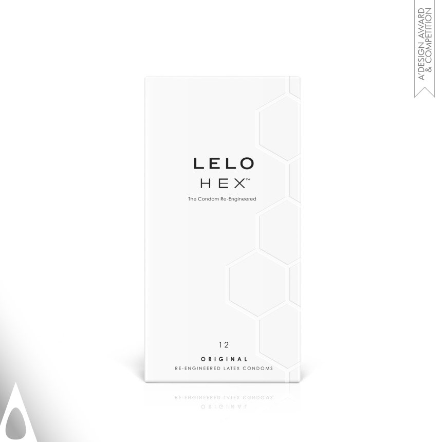 Golden Design Quality and Innovation Award Winner 2017 LELO HEX  Reengineered Latex Condoms 