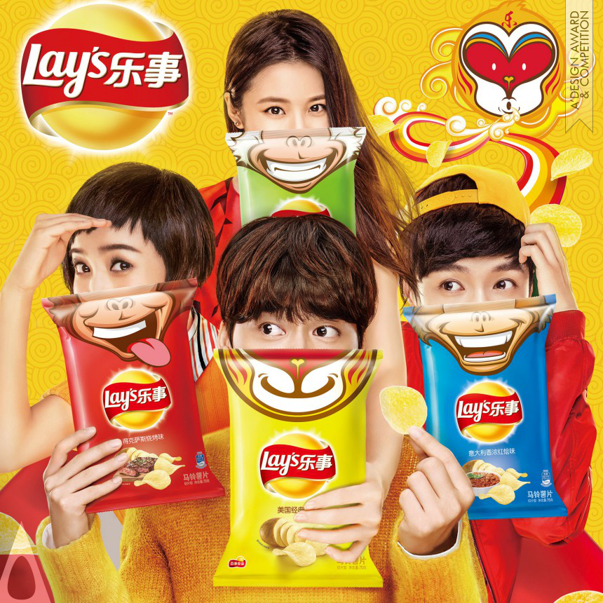 PepsiCo Design and Innovation's Lay’s Year of the Monkey Ltd Collection Snack Bag
