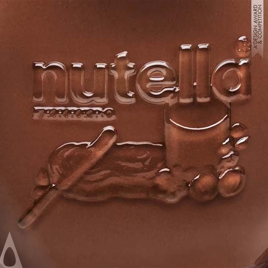 Embossed Nutella Jar designed by MrSmith Studio