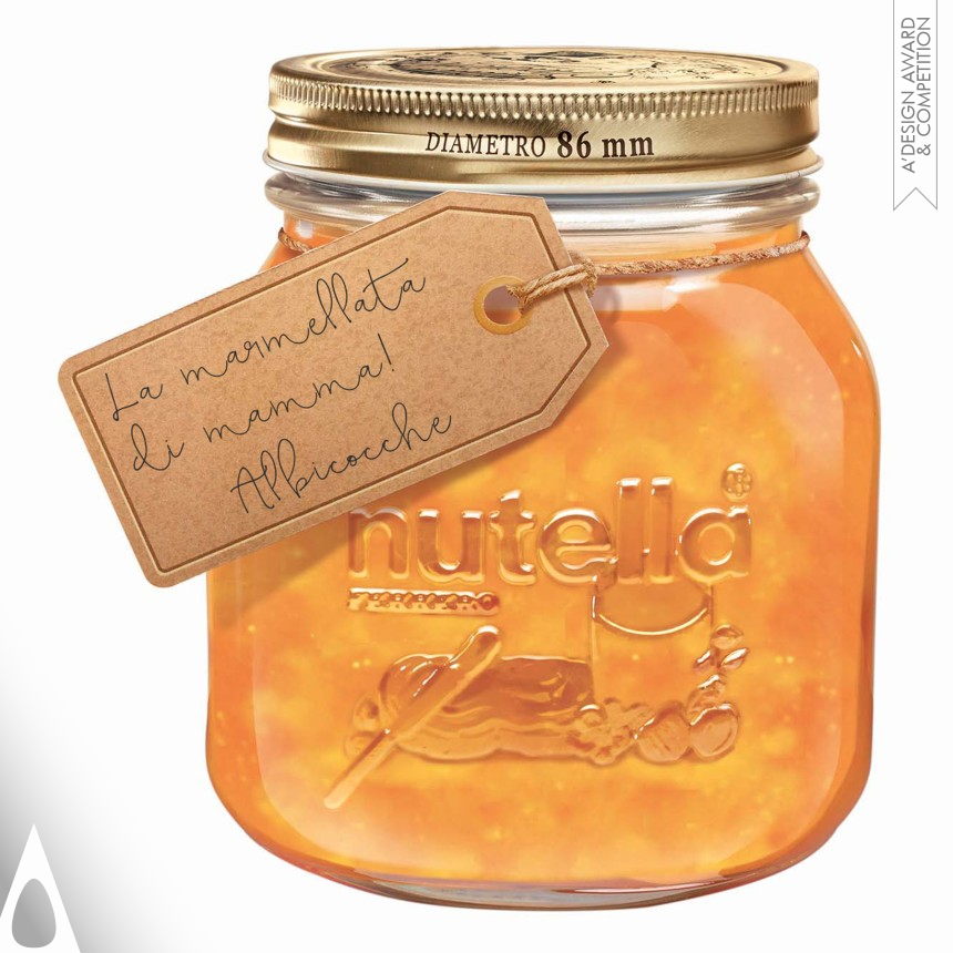 Embossed Nutella Jar - Platinum Packaging Design Award Winner