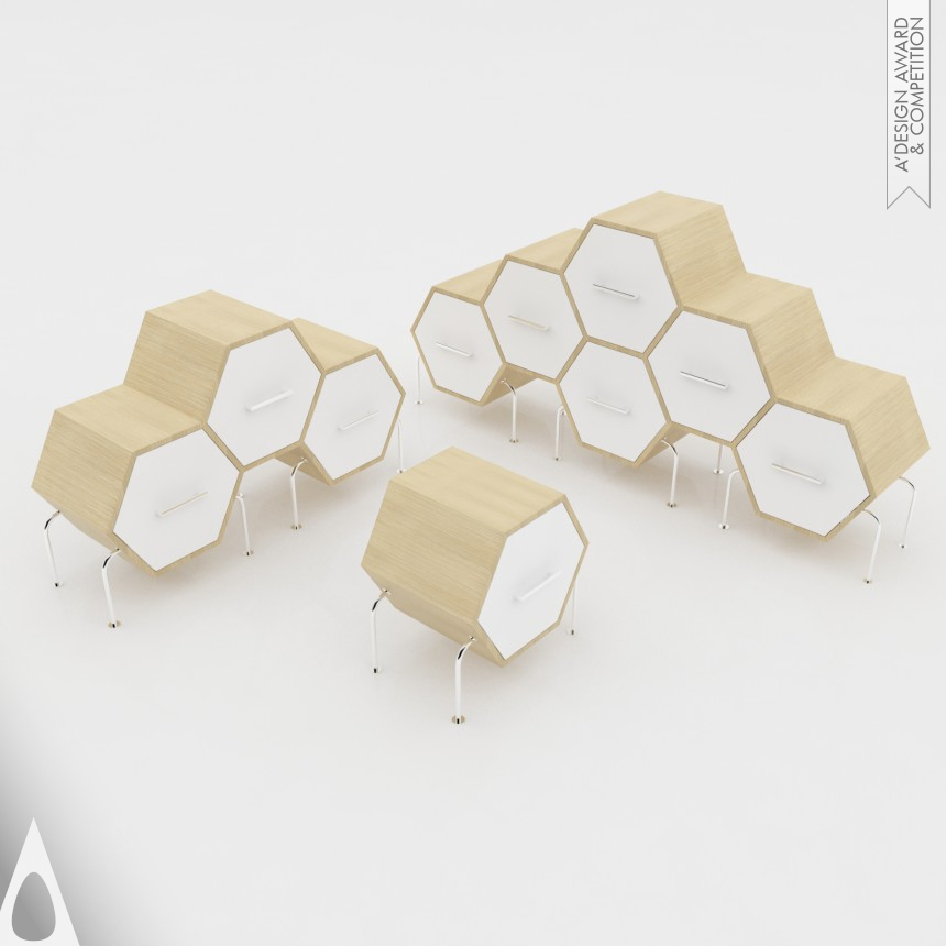 Iron Furniture Design Award Winner 2017 HexBOX File Cabinet 