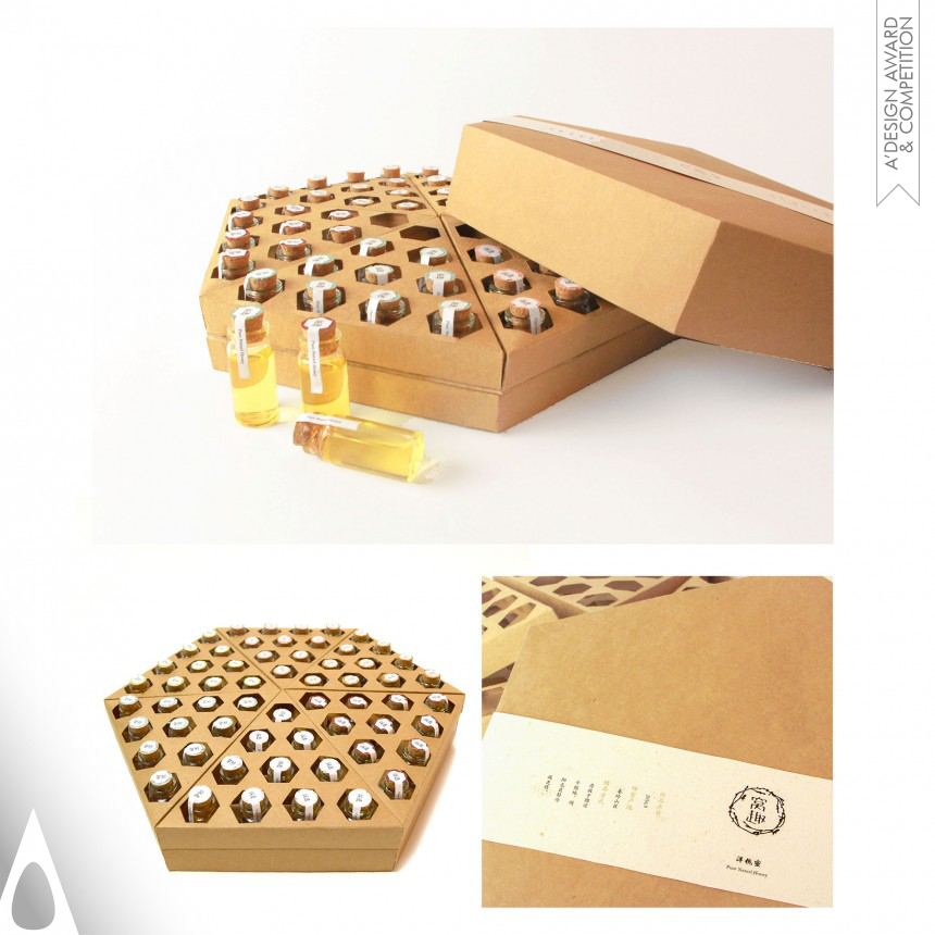 Lu Zhao Honey packaging design