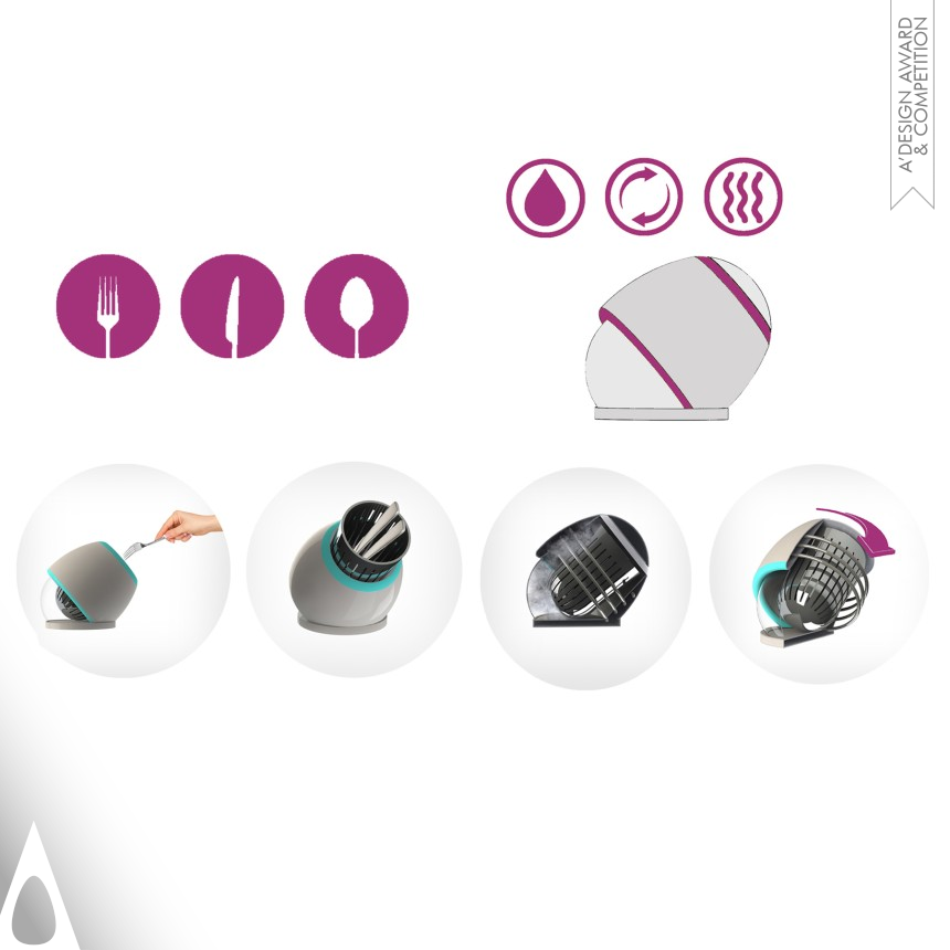 Iron Home Appliances Design Award Winner 2017 Spoosh Washer 